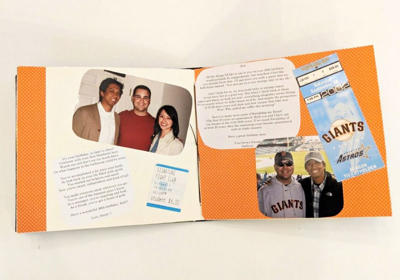 the scrapbook that inspired GroupGreeting founder Anthony Doctolero